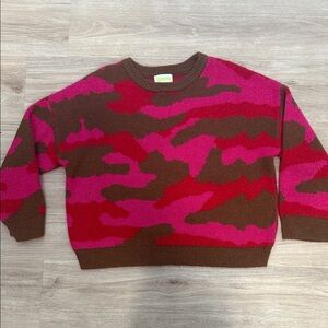 Yummy Pink and Brown Sweater